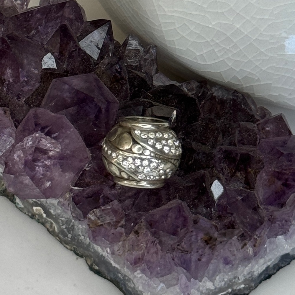 Brighton Crystal swirl bead